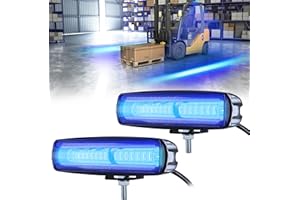 DINFU 30W Luz LED Estroboscopica, 2 PCS Carretilla Elevadora Lateral MarcadorLuz Del Punto de Advertencia