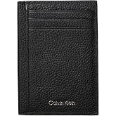 Calvin Klein foil emboss ns card case Erkek C&uuml;zdan Siyah Tek Beden
