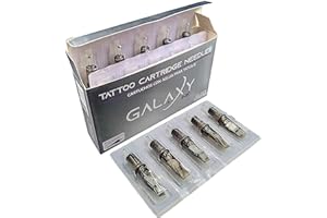 VIKING-INK B&W GALAXY INK - Cartucho 13 ROUND MAGNUM (0.30mm) para tatuaje - Caja 20 unidades