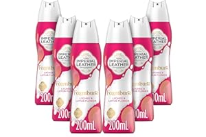Imperial Leather Foamburst Nourishing Shower Gel, Lychee & Lotus Flower Body Wash, Luxurious Foam Lather, Gentle Skin Care, Bulk Buy, Pack of 6 x 200ml