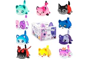 Aphmau 6” MeeMeow Mystery Plush – Series 6; YouTube Gaming Channel, Blind Box, 1 of 10 Possible, Friends MeeMeows, Official Merch, STYLES MAY VARY