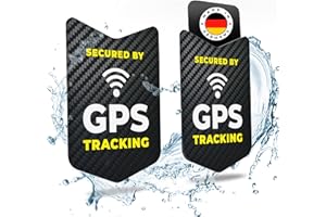 tagplus® Naklejki rowerowe premium GPS [2 szt.] z mocną przyczepnością dla maksymalnej ochrony przed kradzieżą wraz z instrukcją (może nie być dostępna w języku polskim), nie jest to tracker GPS