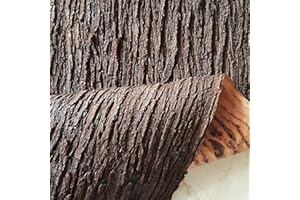 BLOHDI Künstliches Rinde Für Blumenpflanzengarten-Rasenhandwerksdekoration 1Pack Basteln Hobby DIY,Modellbau Sichtschutz Für Ihren Gartenzaun & Doppelstabmattenzaun,Braun,100cm*20cm