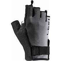 LEKI Handschuhe Fitness Nordic Walking »Nordic Active Shark« Schwarz Grau Gr. 10.0 Fashion