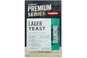 Lallemand Diamond Bierhefe, Brauhefe untergärig, 11g Trockenhefe, für Helles, Lager, Pils, Export. Klassische Hefe mit neutralem Geschmack. Ideal für Hobbybrauer