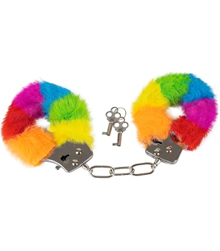 Menottes Érotiques En Métal Et Fourrure Blanche - SM Fétichisme - Marque Shots Toys