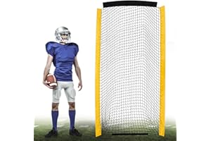 Seenelling Football Net Football Kicking Cage Replacement Net Deep Pocket Replacement Net for Kicking Cage Football Kicking Net Kicking Practice Net Only Net Wihtout Frame