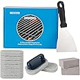 Griddle Cleaning Kit for Blackstone Griddle Grill, Premium Flat Top Grill Cleaning Accessories Tool Set for Hot or Cold Surfaces, Scouring Pads with Handle, Scraper, Cleaning Bricks,13piece