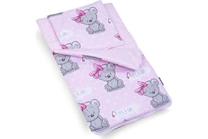 PinkZebra Saco de Dormir para muñecas por Ambos Lados, Juego de 2 Piezas para Cama pequeña para muñecas, Ropa de Cama para muñecas de algodón, para muñecas, Ropa de Cama para muñecas con Almohada par