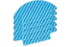 LIFEFIL - Repuesto de 5 Trapos de Microfibra Lavables para Robot Aspirador Lefant M210, M210B, M210P, M213, M213S y OKP K3. Accesorio de Limpieza.