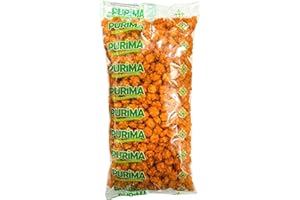 Chilli Rice Crackers 1kg – Hot Crunchy Crispy Sweet & Spicy Flavour - Ready to Eat – Fried Thai Rice Cracker Snack – Large Bulk Bag Chili Snacks – Mini Bite Sized Senbei Bites - Vegan - PURIMA