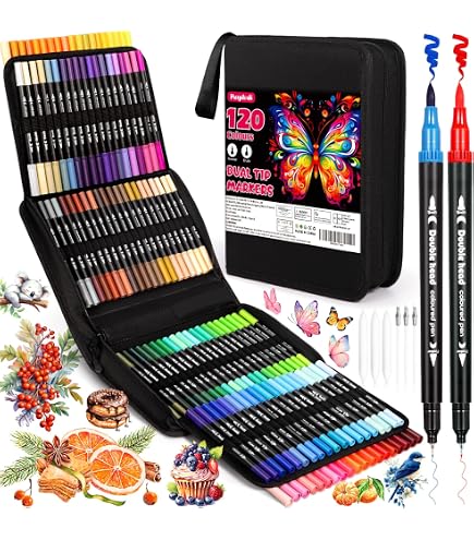 Alpino Color Experience – Pack Initiation Au Lettering – Guide Et Marqueurs Inclus – Kit Créatif Pour Débutants