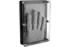 Albert Austin Metal Pin Art Retro Pin Impression Toy 3D Pin Sculpture Fun Gadgets Pin Art Board 80s Novelty Pin Art Toy Imagination Inspiring Pin Art for Kids Men Gift Desktop Office Gadgets