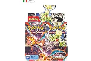 Espositore di buste dell’espansione Scarlatto e Violetto - Ossidiana Infuocata del GCC Pokémon (36 buste di espansione), edizione in italiano