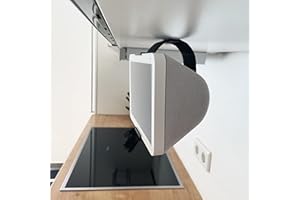 Nubsi Küchen Halterung passend für Amazon Echo Show 8 (1. und 2. Generation) Wandhalterung Ständer (Weiß)
