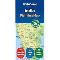 Lonely Planet India Planning Map: Amazon.co.uk: Planet, Lonely