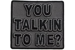 TOPT MILI Robert de NIRO Taxis You Talkin to me Film ecusson thermocollant 7,5x7cm patche Insigne Motard