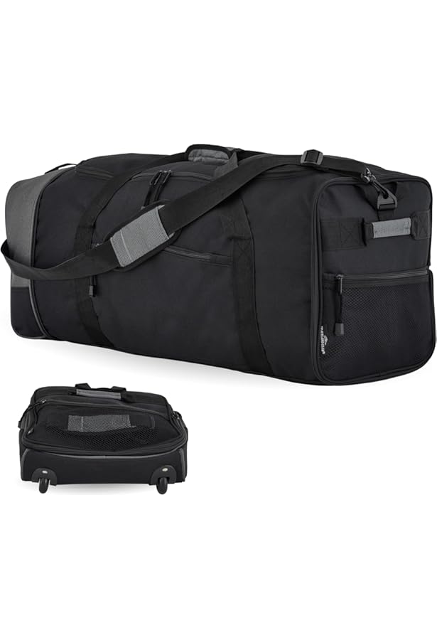 HIGHLAND TACTICAL Squad Rolling Duffel, Desert, One Size, Squad