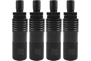 JSHANMEI 4pcs/lot Full Metal Quick Release Adapter Connector Fish Holders Carp Fishing Rod Pod Bank Stick Bite Alarm Rod Holder Connector Detachable Carp Fishing Tackle