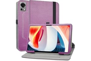 MAMA MOUTH Kompatybilny z DOOGEE T20 Pokrywa,Skóra syntetyczna Obrót 360 stopni Funkcja Wsparcie dla 10.4" DOOGEE T20 / DOOGEE T20S Tablet(nie pasuje DOOGEE T20 Mini),Fioletowy