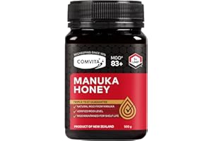 Comvita Mānuka Honey (Certified UMF™ 5+, MGO 83+) Pure & Premium, Unpasteurised Goodness From New Zealand - 500g