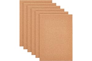 BENECREAT Confezione da 20 fogli di sughero, 30 x 21 cm, spessore 1 mm, per decorazioni da parete, feste e artigianato fai da te