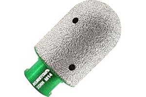 KURSTOL Fresa Diamantata - diametro 35 mmXM14 filettatura, per ingrandire la forma rotonda conica, foro esistente di porcellana, ceramica dura, granito, marmo tondo