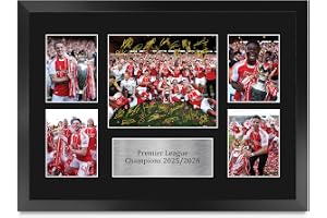 HWC Trading Premier League Champions 25/26 Winners 2026 Gifts Printed Signed Autograph Picture for Football Fans and Supporte