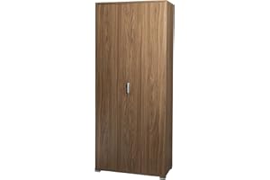 MeMi Me281NOC Armadio, Legno, Noce, 36.5x75x174 cm