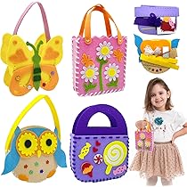 Kit da cucito per bambini, primo kit da cucito per ragazze, tessuto in feltro fatto a