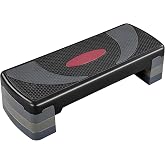 Yaheetech Aerobics Step Platform Steps Fitness House 3 Height (10.5/15/20 cm) Adjustable Fitness Bench for Exercise Yoga Suit