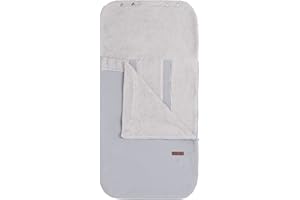 Baby's Only - Sommer Fußsack Babyschale 0+ - Breeze - Atmungsaktiv und absorbierend - Hydrophile Stoff aus 100% Baumwolle - Für 5- und 3-Punkt-Gurten Autositz - Grau