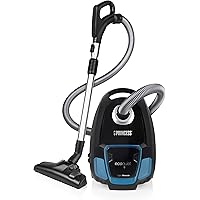 Princess EcoQuiet 335010 Staubsauger mit Beutel, fernbedienfunktion, extrem leise (62 dB), mit starker Saugleistung, 12 M Kab