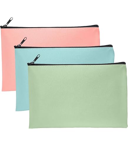 Lot de 4 porte-monnaie en cuir synthétique avec fermeture éclair Lot de 4 porte-monnaie en cuir synthétique avec fermeture éclair