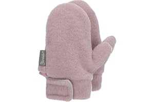 Sterntaler Unisex Kinder Fäustlinge mit Daumen aus Microfleece, mit Klettverschluss Handschuh