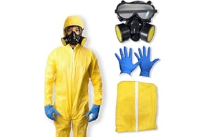 HALLOWEENMANIA 4 pcs Cook Halloween Costumes Boys - Boys Aged 7-12 Halloween Costume - One Size Fits All - 2025 Trending Fancy Dress - UK Based Brand