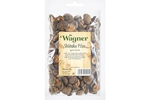 Wagner Green Forest Shiitake Pilze asiatische Speisepilze zum Kochen & Essen, getrocknet & natürlich, ideal für Reis und Suppen, Menge: 1 x 100 g