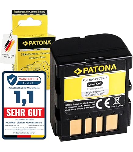PowerSmart Batteria 2100mAh 9.6V Per JVC GR E GR-A/C/S – Ricambio BN-BP31 E BN-V5/V6/V7/V8GU