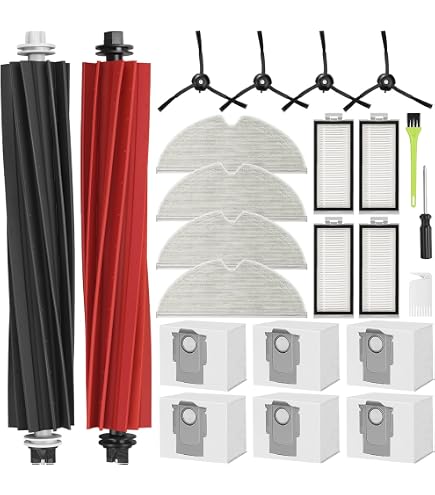 Kit Accessori Pulizia Robot Kit Ricambi Per Aspirapolvere Eufy Clean X8 Pro/X8 Pro SES - 12 Pezzi, Spazzole, Filtri, Sacchetti Kit Ricambi Aspirapolvere Eufy