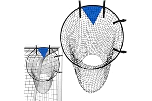 AMESOR Soccer Target Goal, Football Target Net, Top Corner Football Targets Net, Football Goal Target Training Equipment, Football Throwing Target For Accuracy Training, Easy To Attach And Detach To The Goal