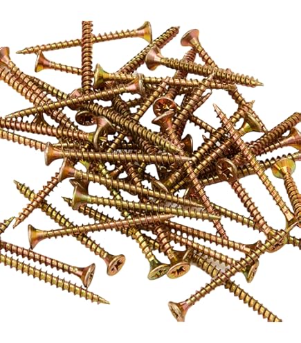 Viti Per Legno In Acciaio Zincato - Confezione Da 100 Pezzi | 3,0 X 12 Mm | Testa Pozi-Drive | Per Fai Da Te E Lavori Di Falegnameria - Foto 3