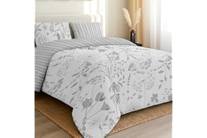 Dreamzie King Size Duvet Cover Sets - Premium Microfiber Reversible Kingsize Duvet Cover Sets (230 x 220 cm) 3 PCs - Ultrasoft Hypoallergenic Quilt Cover King Size Bedding Sets with Zipper Closure