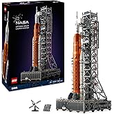 LEGO Icons Sistema de Lanzamiento Espacial Artemis de la NASA con Cápsula Orión, Maqueta de Cohete para Adultos, Decoración d