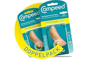 Compeed Cerotti per calli medi, confezione doppia, idrocolloide, contro calli sui piedi, 20 cerotti