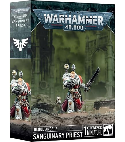 Warhammer 40k – Iron Priest Des Space Wolves – Figurine à Monter 53-19 – Prêtre De Fer Loup