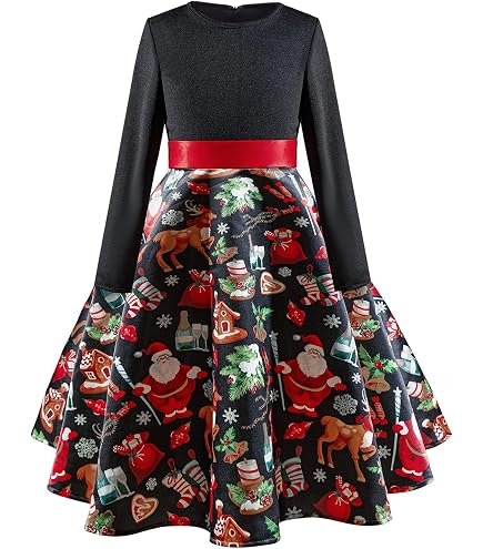 Stylisches, Lässiges Mädchenkleid Mit Langen Ärm Produktbild-Vorschau 11