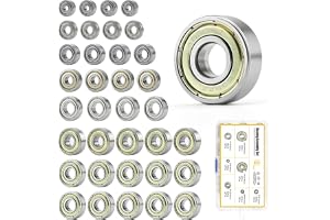 Kullagerset spårkullager skateboards glidlager, 84 stycken 7 storlekar 608ZZ, 627ZZ, 623ZZ, 624ZZ, 685ZZ, 687ZZ, 693ZZ bollbä