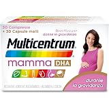 Multicentrum Neo Mamma DHA, Integratore Alimentare Multivitaminico e  Multiminerale, fonte di vitamine che forniscono numerosi benefici per le neo  mamme, 30 Compresse + 30 capsule molli : Amazon.it: Prima infanzia