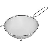 KitchenCraft Stainless Steel Strainer with Double Handle Large Diameter 25 cm