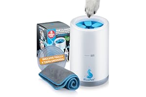 BluePet Limpiador de Patas para Perros, Limpia Patas Perro Pequeño y Grande, Lavar Patas Perro, Paw Cleaner Dog, Limpiar y Cuidar, Lava Pata Suavemente, Limpiador de Pies Perros, Limpia Pet Paw, S